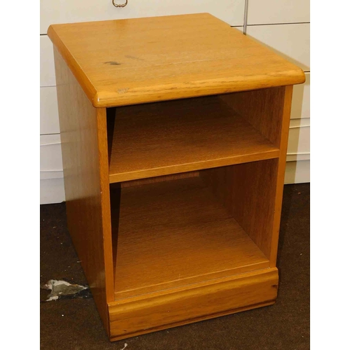 728 - Small solid bedside cabinet