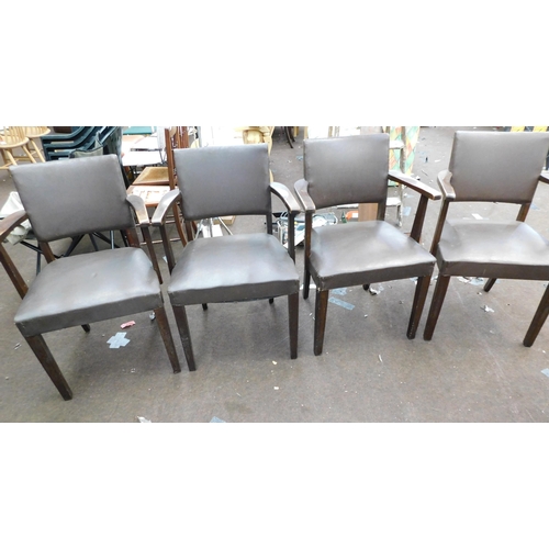 757 - 4x Dining/reception chairs