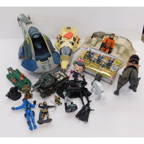 77 - Mixed toys - including Star Wars vehicles