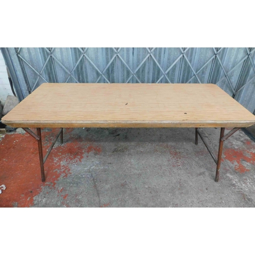 773 - Foldable wooden table approx 30x72