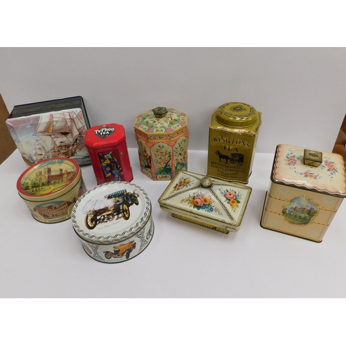 8 - Vintage tins...