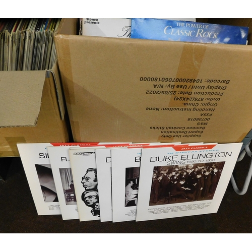 80 - Large collection of mixed vinyl - including Johnny Cash/ Louis Armstrong & Joan Armatrading