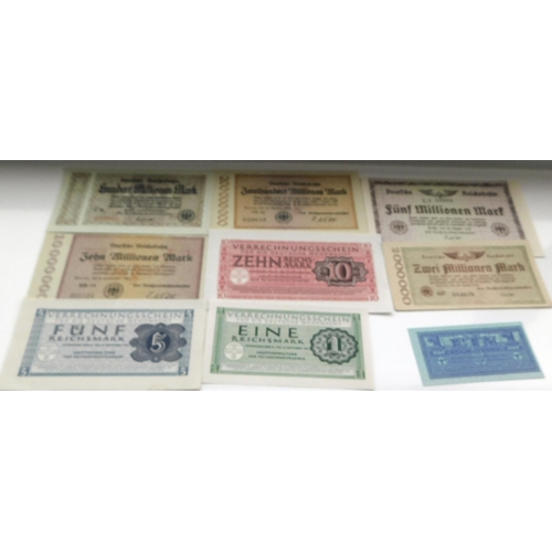 11 - Nine - German banknotes