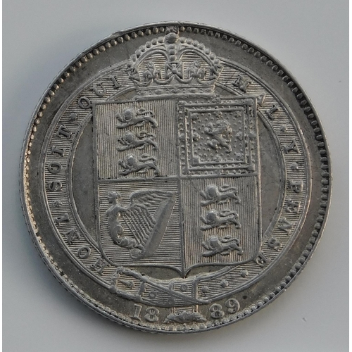 15 - 1889 dated - Victorian/Diamond Jubilee - Shilling coin