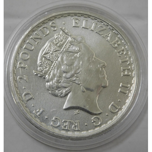 169 - 2022 dated - 1oz of .999 fine silver - £2 coin