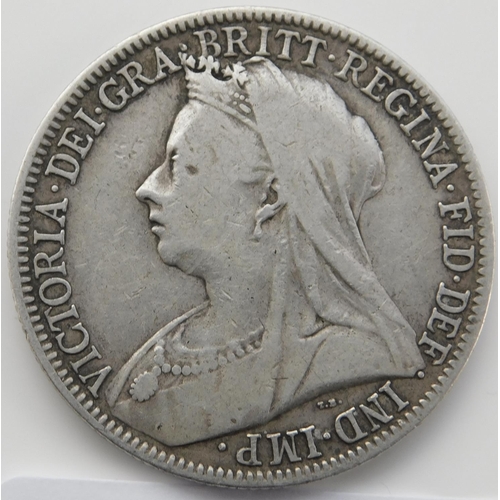 17 - 1898 dated - Victorian/Diamond Jubilee - One Florin Two Shillings coin