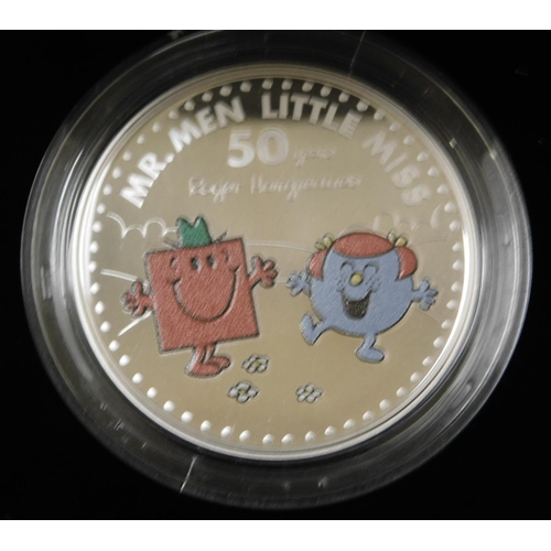 170 - Royal mint - Mr Men/Little Miss - 2021 UK one ounce silver proof - £2 coin in case with paperwork no... 