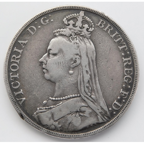 20 - 1889 dated - Victorian Crown coin