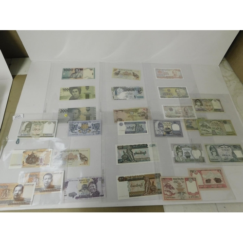 233 - Twenty Seven - Thai/Indonesian/Vietnamese & Malawi banknotes