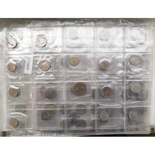 50 - World coins in sleeves