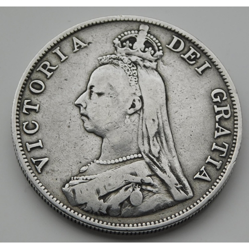 62 - 1887 dated - Victorian/Diamond Jubilee - Double Florin coin