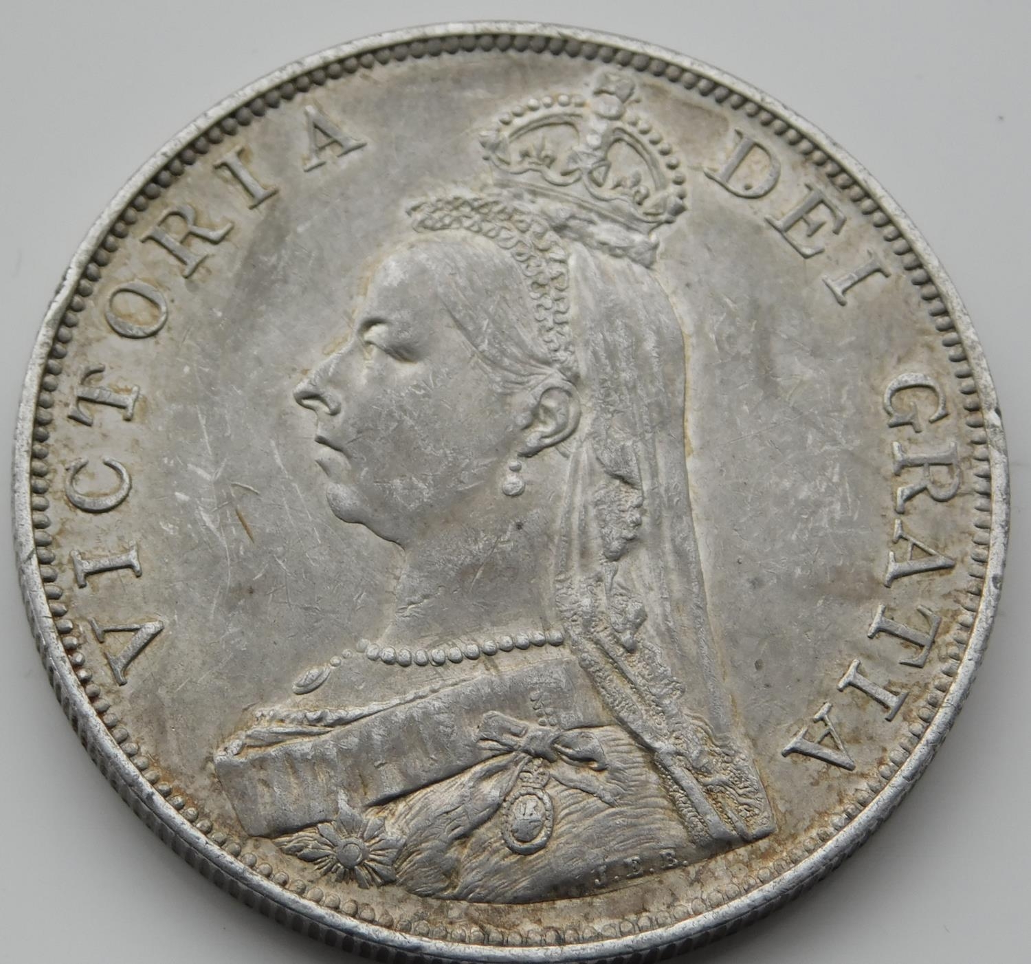 1890 dated - Victorian Double Florin coin