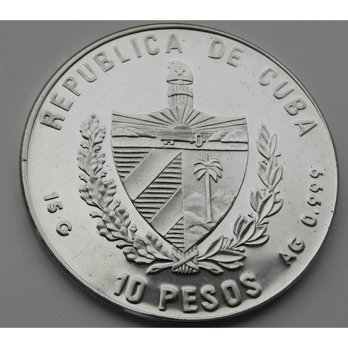 71 - Ten Pesos - 999.9 silver coin - 15g