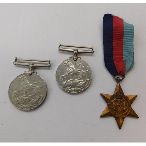 177 - Three - WWII era/British military issue medals