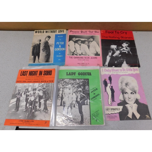 20 - Folder of 1960s era - sheet music