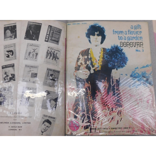 20 - Folder of 1960s era - sheet music