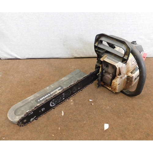 501A - Spear & Jackson petrol Chainsaw w/o