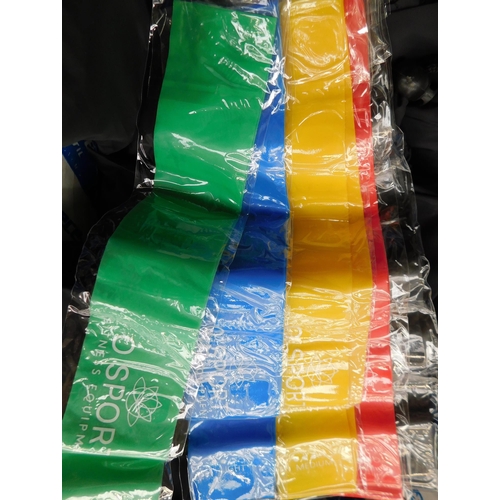 629 - Approx. 25 packs of 5 resistance bands