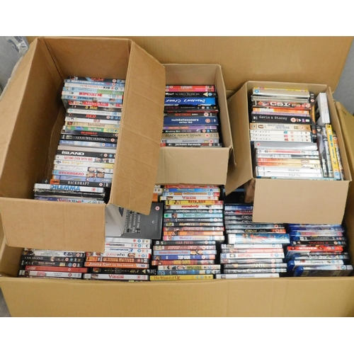 824 - Large amount of DVD's & Blu rays