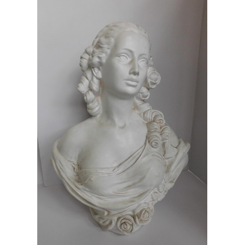 1 - Classical style - plaster bust - approx. 21