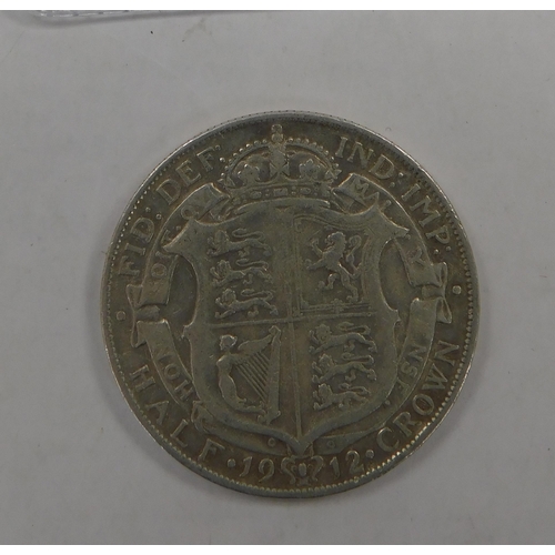 226 - 1912 dated - Half Crown coin