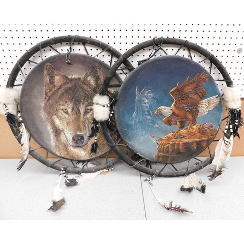 31 - Two - North American/dream catchers - approx 25