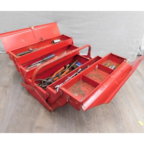 508A - Cantilever tool box with tools