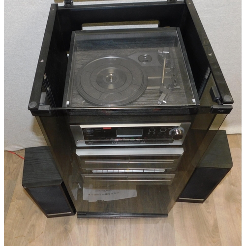 544A - Steepletone stereo with cabinet (no glass cabinet top)