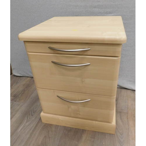 795 - Beech effect set of drawers