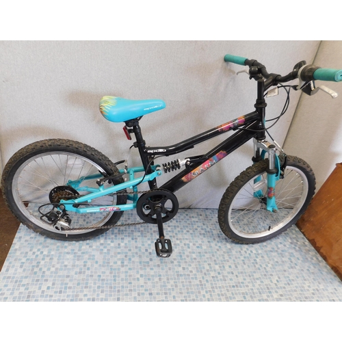 805 - Apollo charm kids bike, 6 gears & full suspension