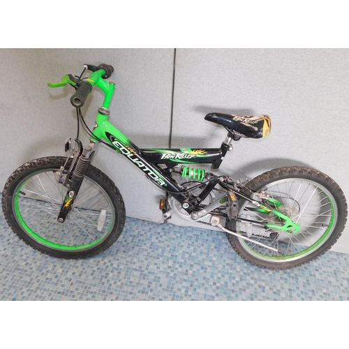 808 - Pain killer Equator kids bike-full suspension, 5 gears