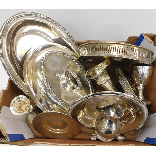 9 - Mixed metalware including - silver plate