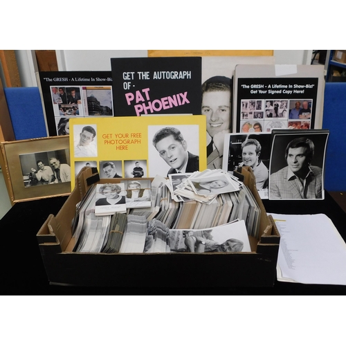 13 - Items from Carl Gresham estate - Radio DJ & promoter - including vintage promotional items & celebri...