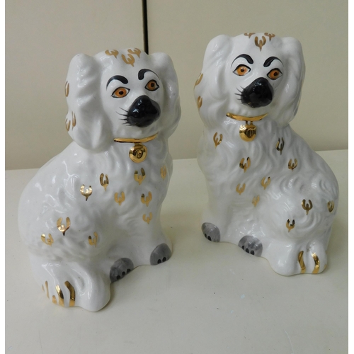 19 - Pair of Beswick/fireside dogs - approx 6