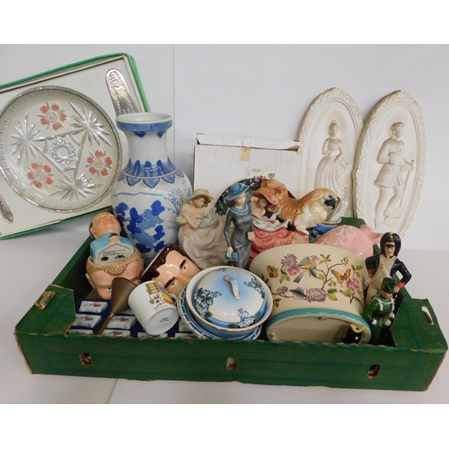 37 - Ceramics & glass - including serving platter...