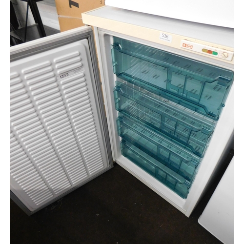 536 - Electrolux upright freezer 34