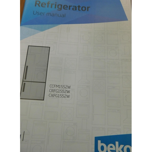 539 - Beko fridge freezer W/O