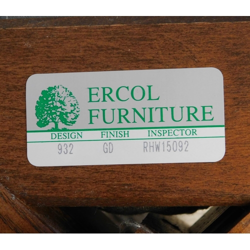 558 - Pair of Ercol wooden armchairs