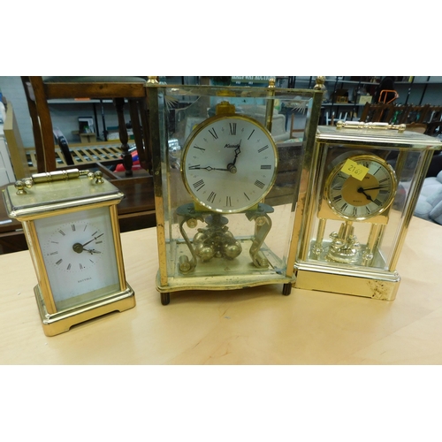 595 - 3 Carriage clocks - as seen