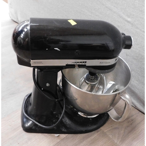 607 - Kitchen aid mixer and attachment