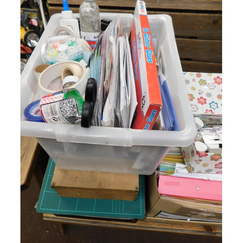 631 - Large selection of stationary items etc.