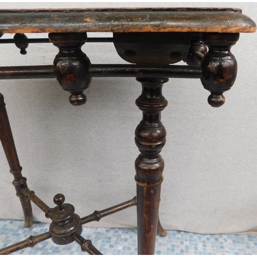 650A - Victorian 19th Century walnut side table