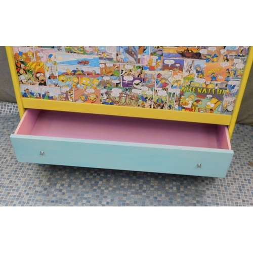 658 - Large toy box/ blanket box with drawers