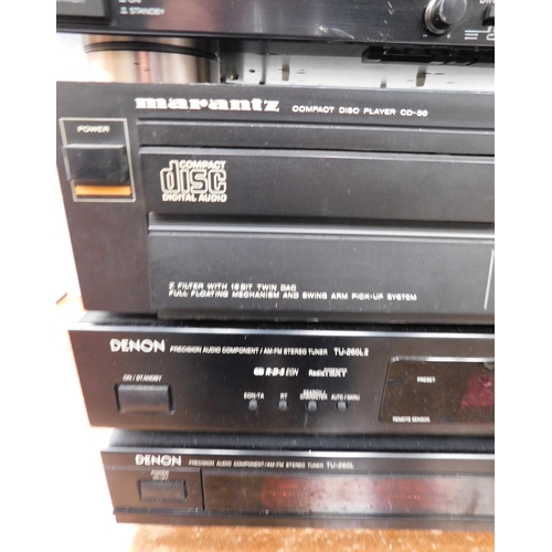 679A - 5 Hifi separates - all unchecked incl. Sony Marantz and Denon