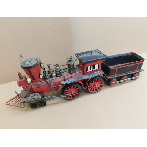 82A - Tin plate - model steam engine