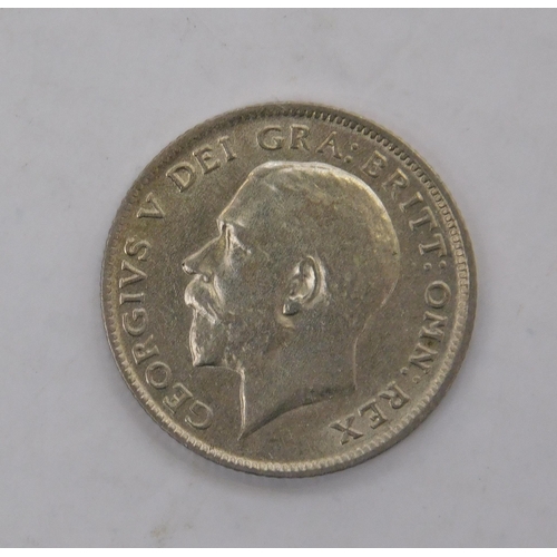 94B - 1921 dated - Six Pence coin