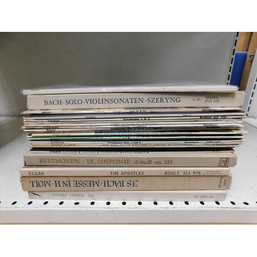 60A - European - Classical music records - including Mozart & Elgar