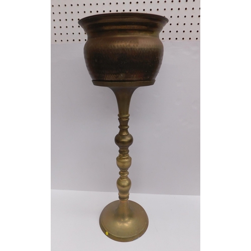 1 - Vintage - brass jardinière/approx 26