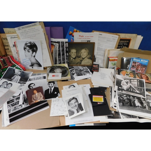 13a - Items from the estate of Radio DJ & Promoter Carl Gresham - including signed celebrity photos/epheme... 