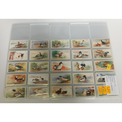 193 - Nine - sets of cigarette cards